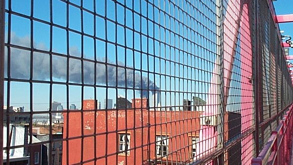 thru fence along williamsburg bridge